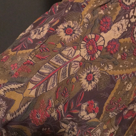 Vintage GAP Floral Popover Blouse - Picture 4 of 4